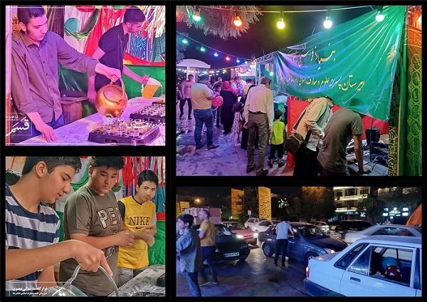 میزبانی شایسته عید بزرگ غدیر با حضور دانش آموزان دبیرستان علوم و معارف اسلامی امام رضا علیه السلام